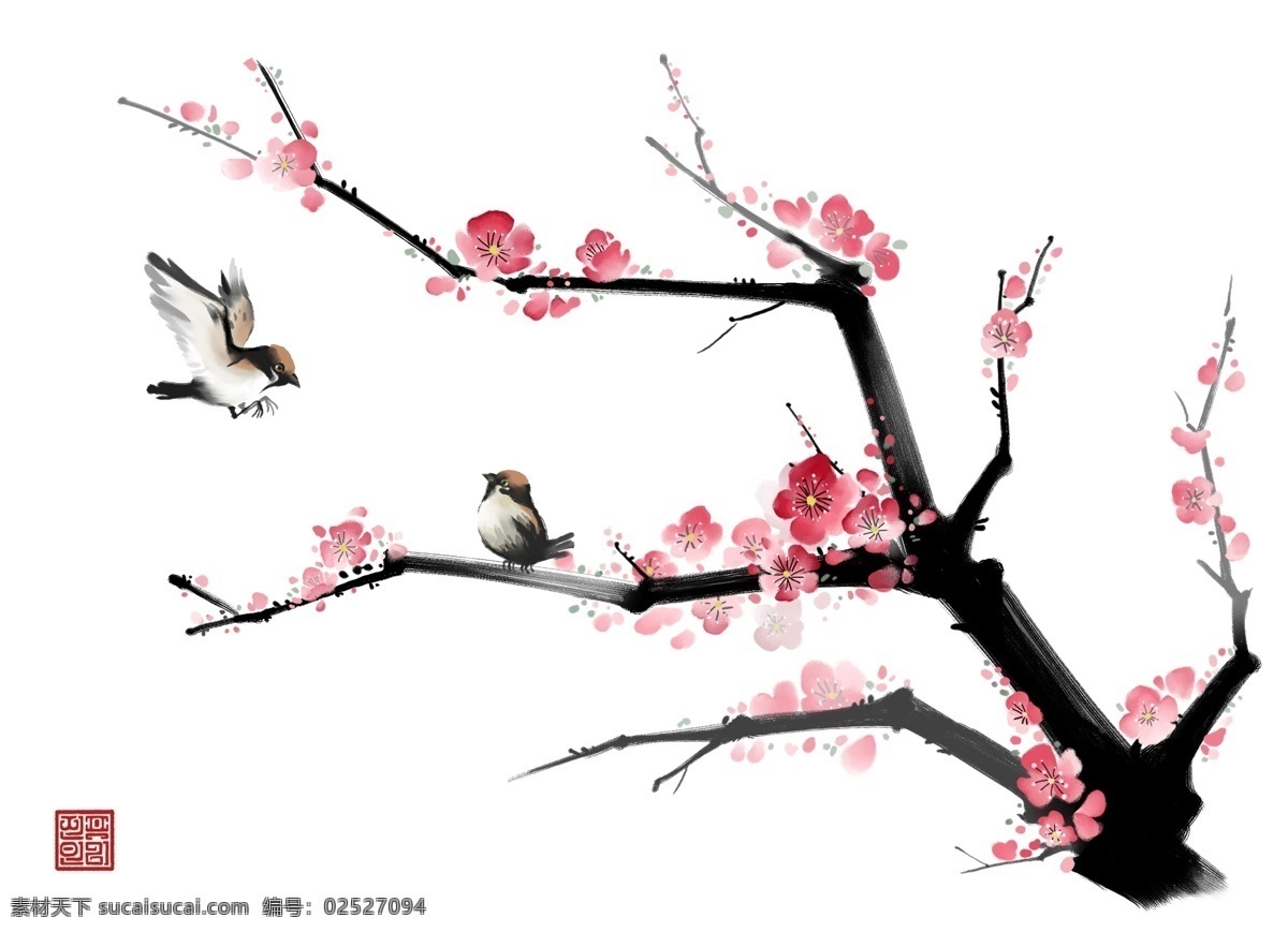 花鸟图 梅花 花鸟 国画 花瓣花卉插画 插图 花边 花卉边框 花框 植物花卉 花卉贴纸 花卉印花 情人节海报 卡通设计 爱情 鲜花 love 卡通背景 卡通 卡通墙纸 包装纸 墙纸 壁纸 花卉 花枝花束