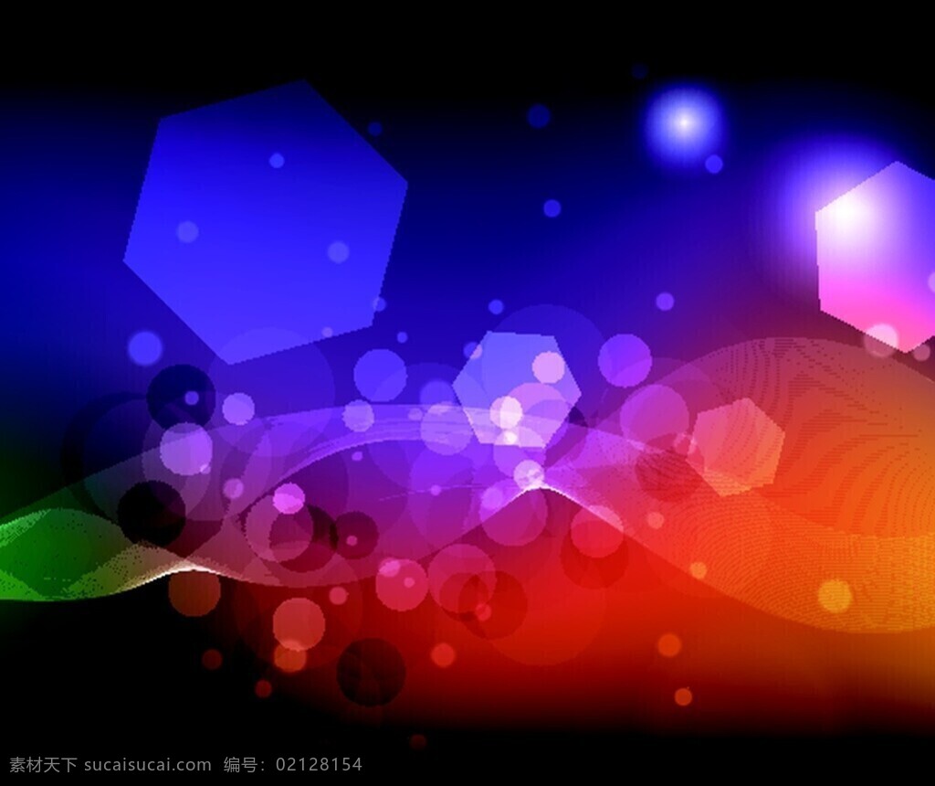 彩色 光斑 背景 矢量图 矢量 超 炫 动感矢量图 花纹矢量图 矢量插画 矢量图素材 动感线面 图片矢量 黑色