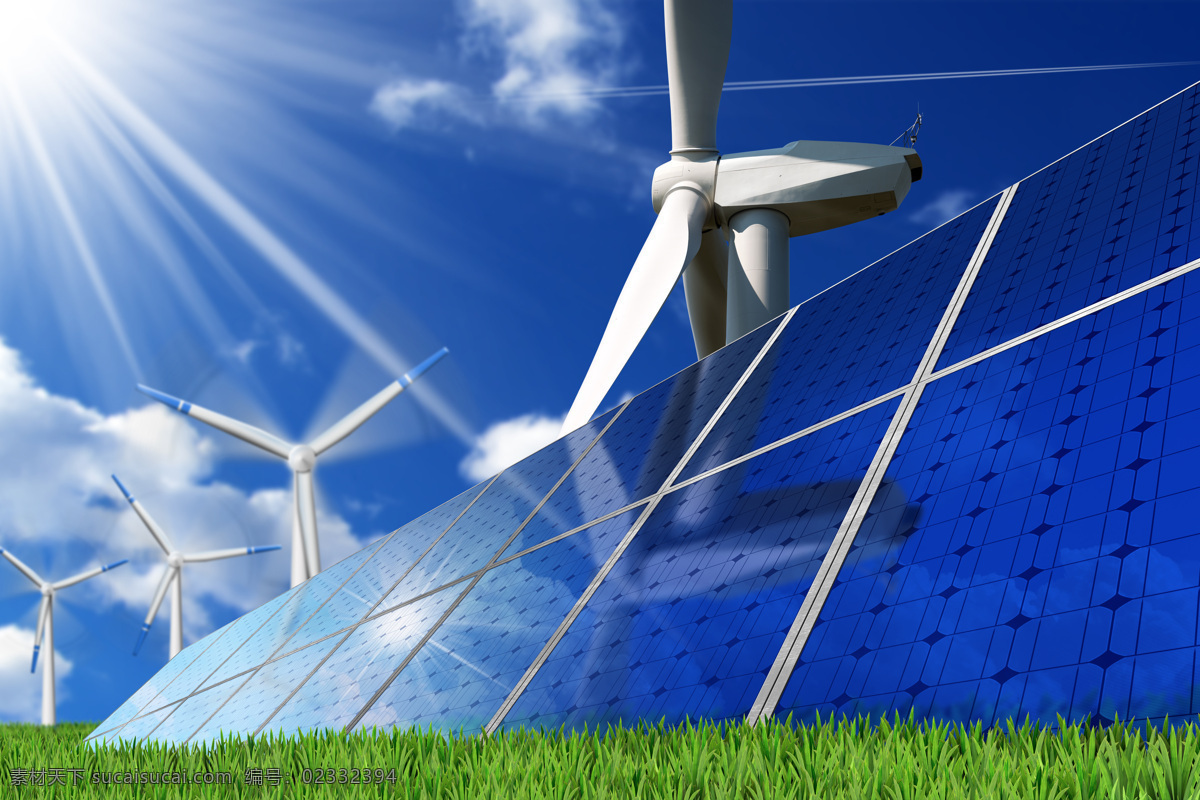 唯美 炫酷 发电 太阳能 太阳能发电 清洁能源 现代科技 工业生产