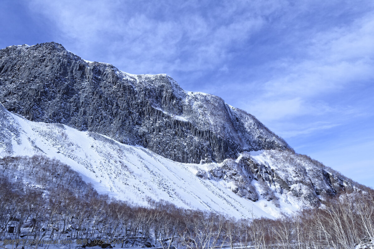 吉林 长白山 冬天 景色