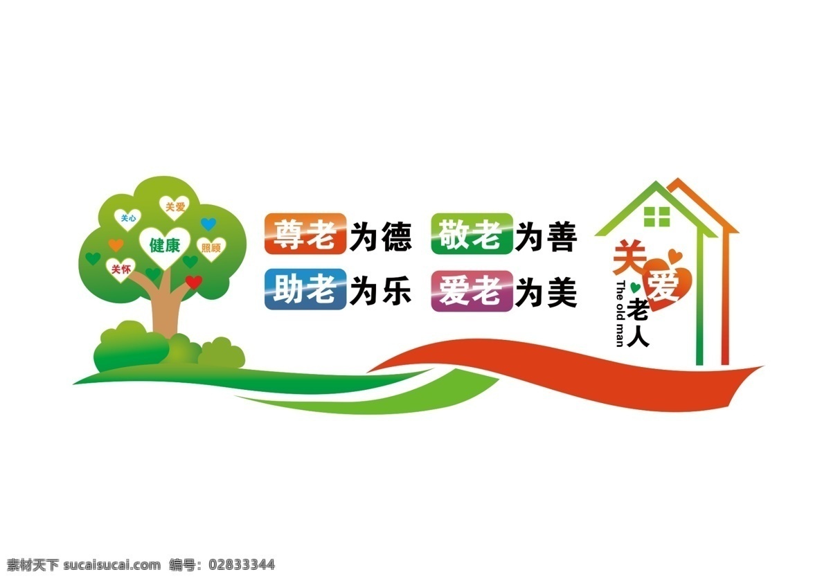 居家养老文化 幸福家庭 养老 养老海报 老人文化墙 居家养老