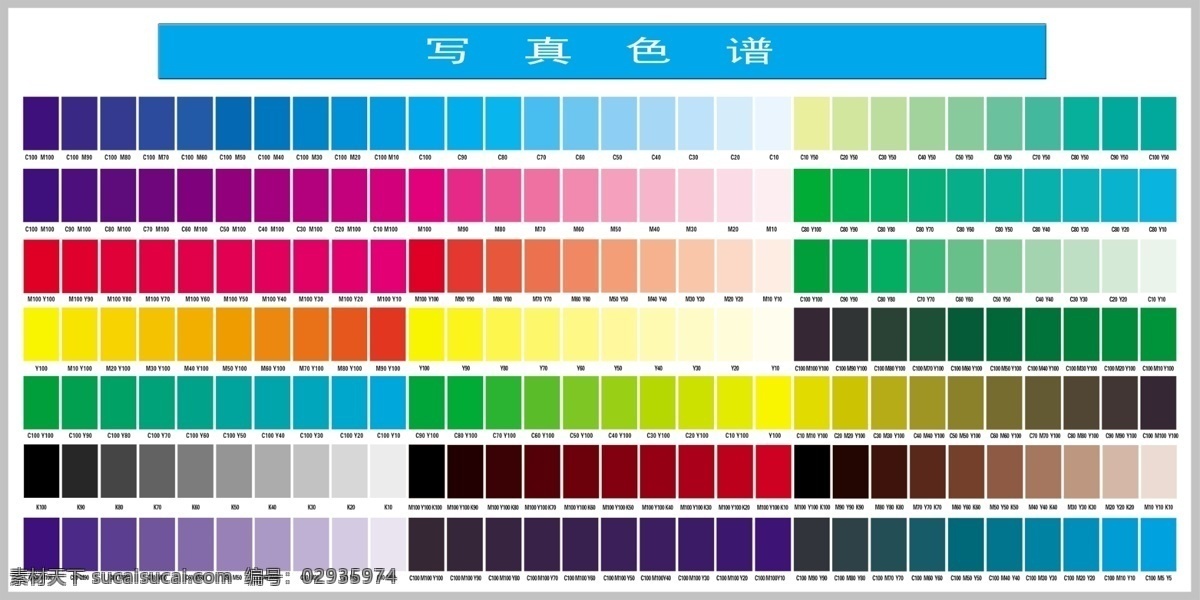 色谱 色值 色谱素材 色谱模板下载 各类色带 标准颜色 ps源文件 分层 源文件