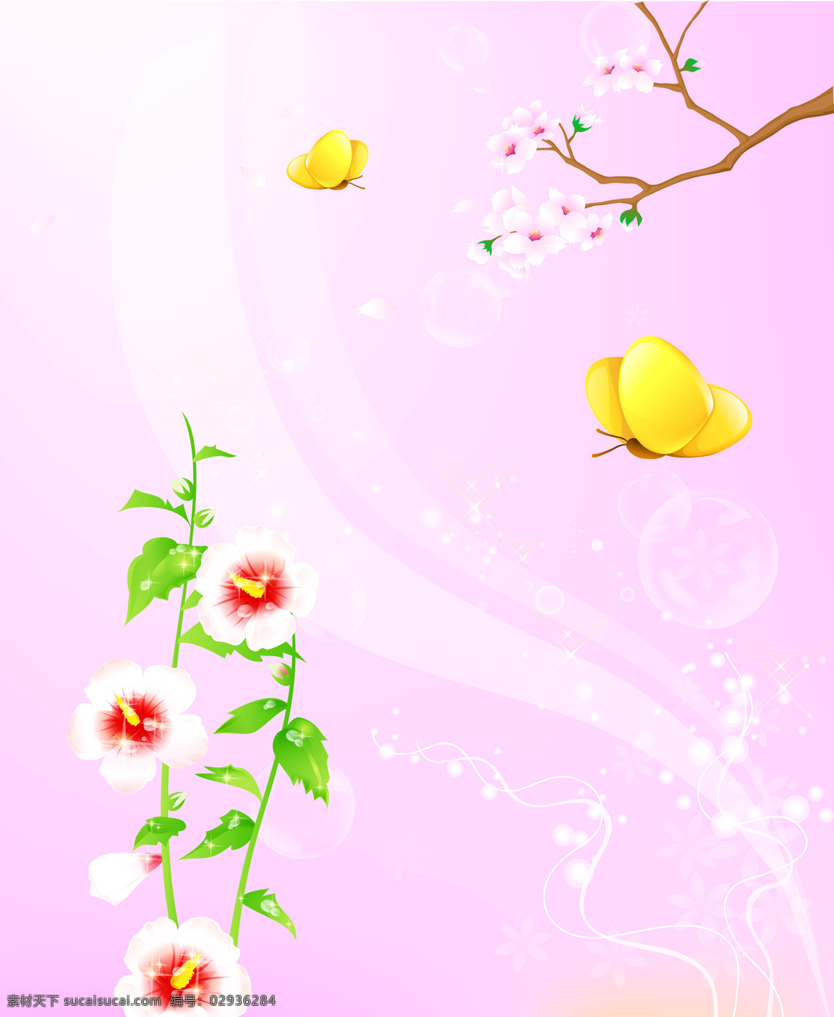 紫色 梦幻 花朵 漂亮 移门 图 移门图 淡雅