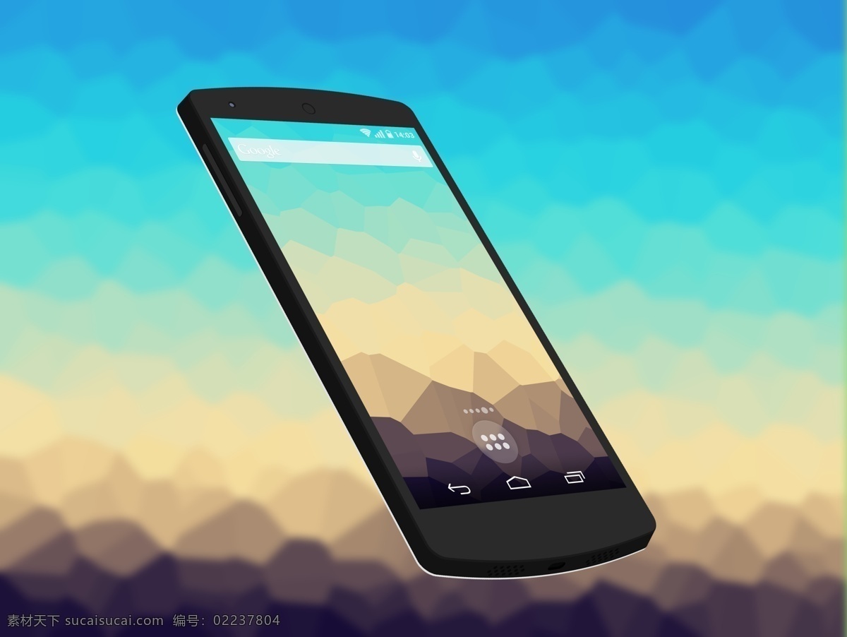 手机3d模型 nexus5 ui 手机 手机模型 app