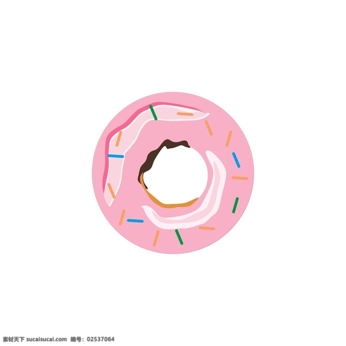 粉色 美味 甜甜 圈 可爱 甜甜圈 小巧 香甜 小点心