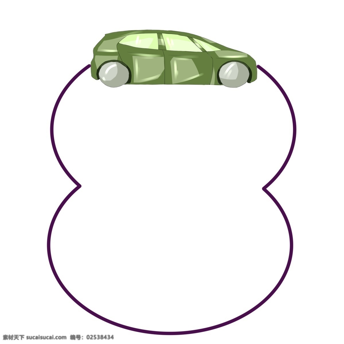 绿色 卡通 汽车 边框 插画 绿色汽车插画 卡通汽车 绿色汽车边框 卡通边框插画 线条边框 水彩汽车 汽车装饰