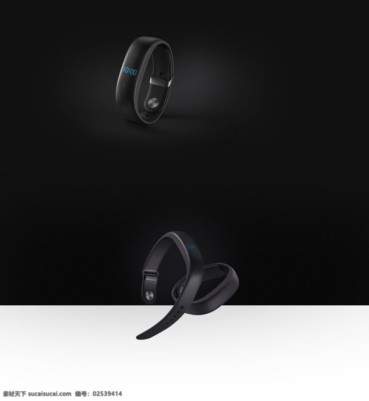 黑色 创意 智能 电子手表 防水 概念 户外 计步 手环 运动手表