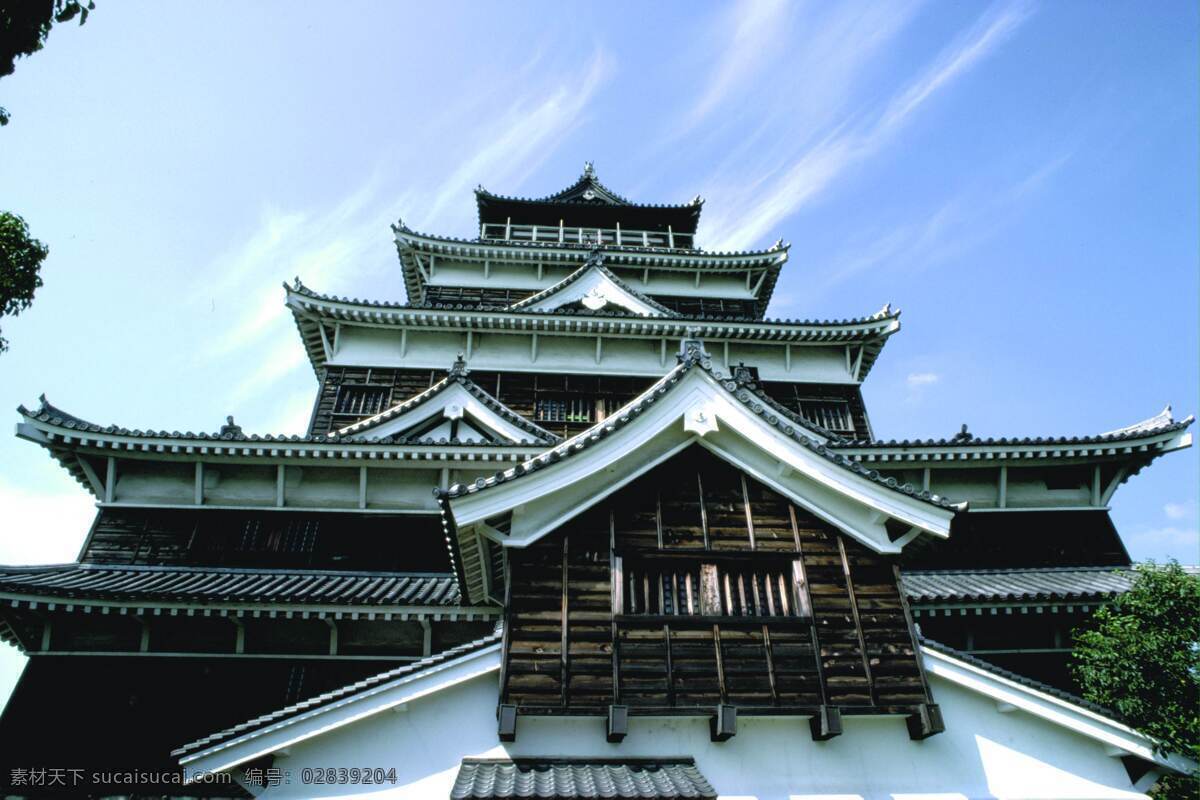 日本城堡 大阪城 战国 古迹 雄伟 日本 武士道 建筑园林 建筑摄影 摄影图库
