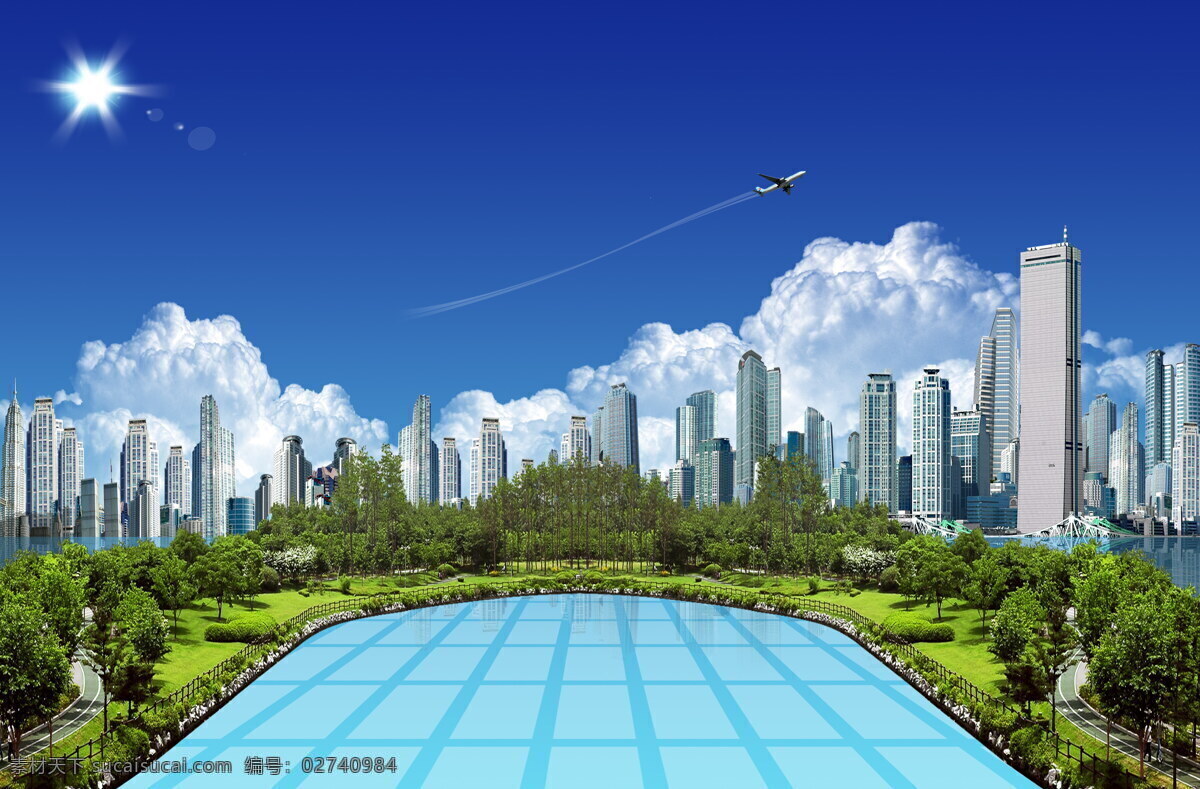 外景 大图 风景 图 白云 风景图 高楼大厦 影楼背景图 蓝天外景图 花园草地 景观大图 背景图片