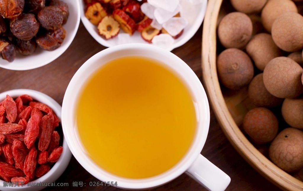 枸杞 桂圆 红枣 茶 红枣干 龙眼 药膳 药材 补品 健康 养生 煲汤 拍摄 餐饮美食 传统美食