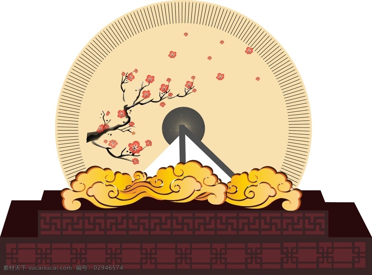 矢量 手绘 木质 底座 摆件 翡翠 装饰品 古董 摆饰品 中式摆件 格式 透明背景 背景 免抠 玉器 宝石 透明