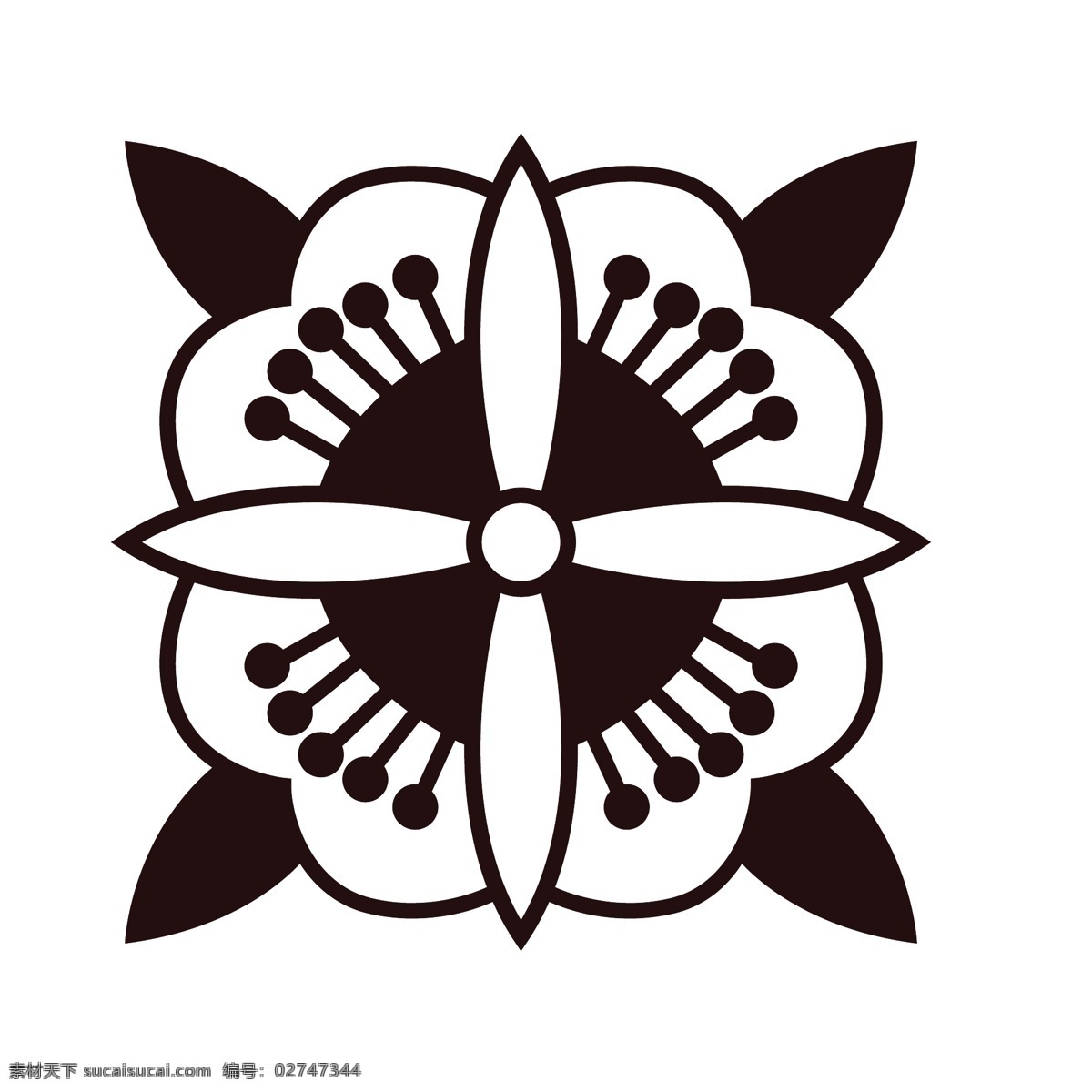 印花 矢量图 服装图案 花纹 花纹花卉 色彩 印花矢量图 棕色 面料图库 服装设计 图案花型