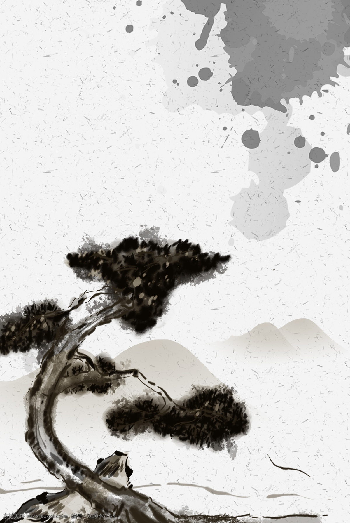 简约 水墨 中国 风 ps 源文件 h5 背 中国风 正能量 水墨画 花瓣 复古 古风 诗意 ps源文件 h5背素材 水墨素材
