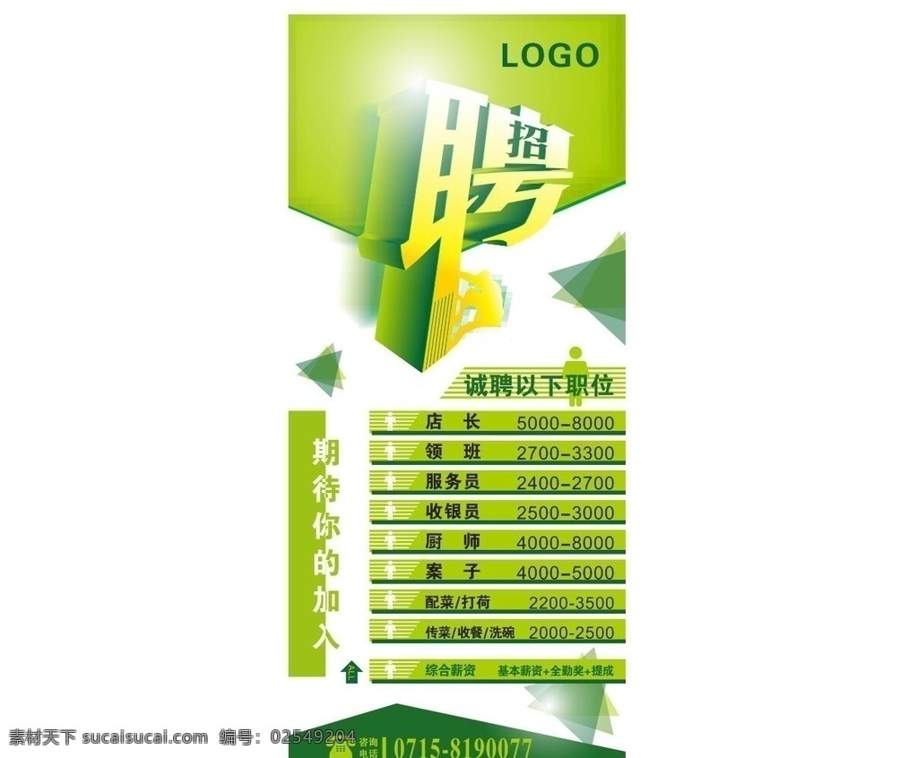 招聘展架 招聘 展架 诚聘 期待 加入 厨师 厨师长 领班 服务员 收银员 案子 配菜 洗碗 打荷 展板模板