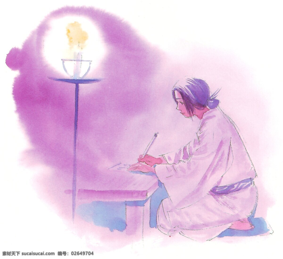 插画 绘画书法 文化艺术 写信 油灯 井上雄彦 剑 圣武 藏 设计素材 模板下载 剑圣武藏 剑圣 井上 雄 彦 插 画集