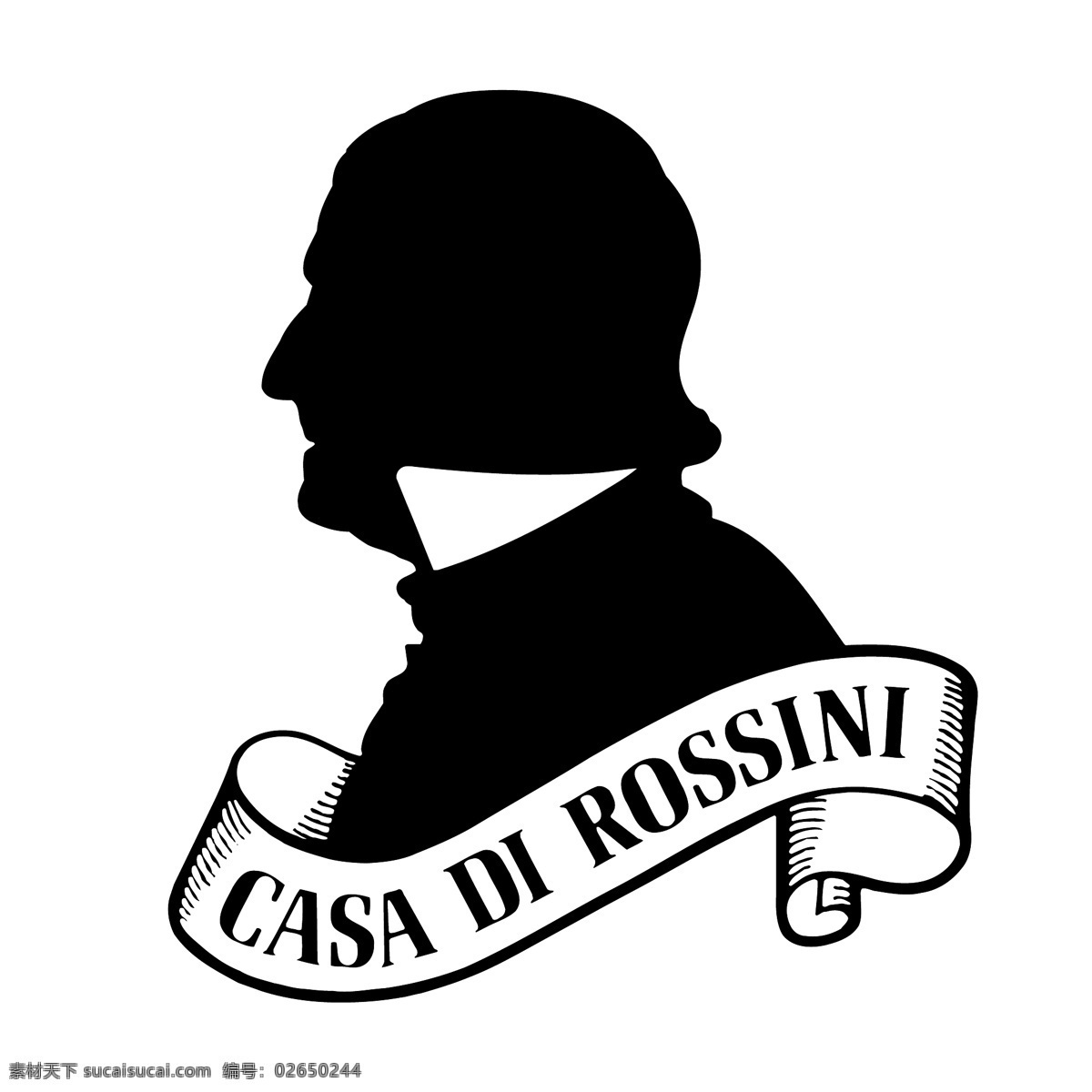 casa 罗西尼 di罗西尼 矢量图 其他矢量图