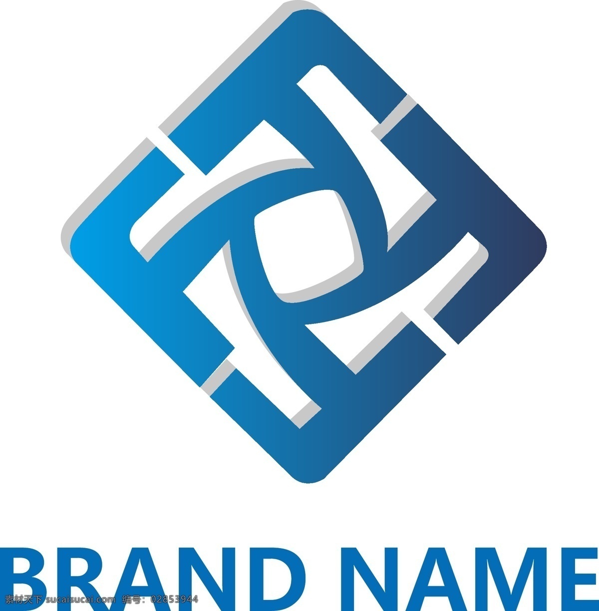 简约 蓝 矢量 f 字母 logo 字母logo 门窗logo 字母f 门业logo logo设计 标识设计 ai矢量