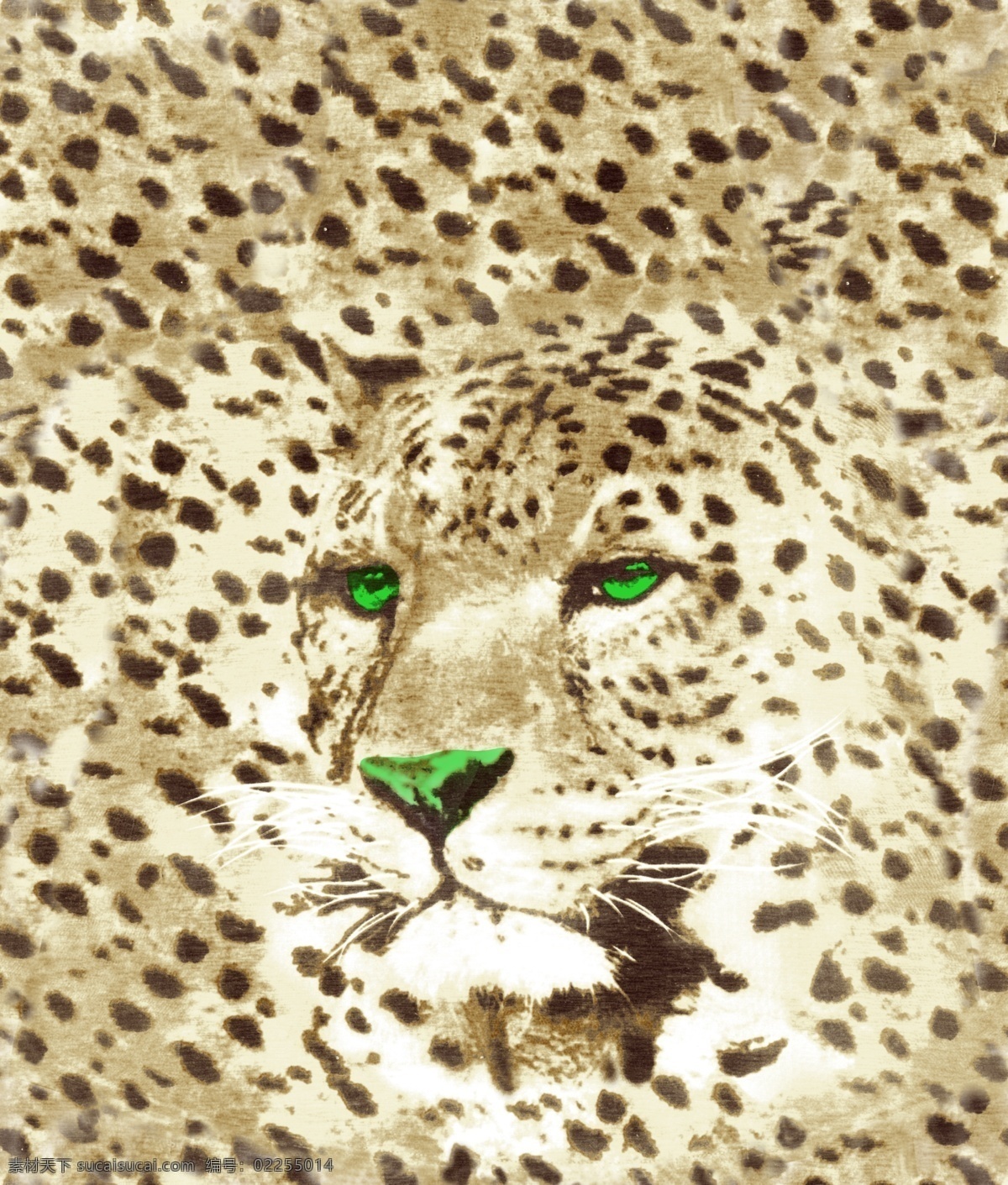 动物皮毛 豹纹 分色图 ex9000 回位 印花分色图案 印花设计图 花边花纹 底纹边框