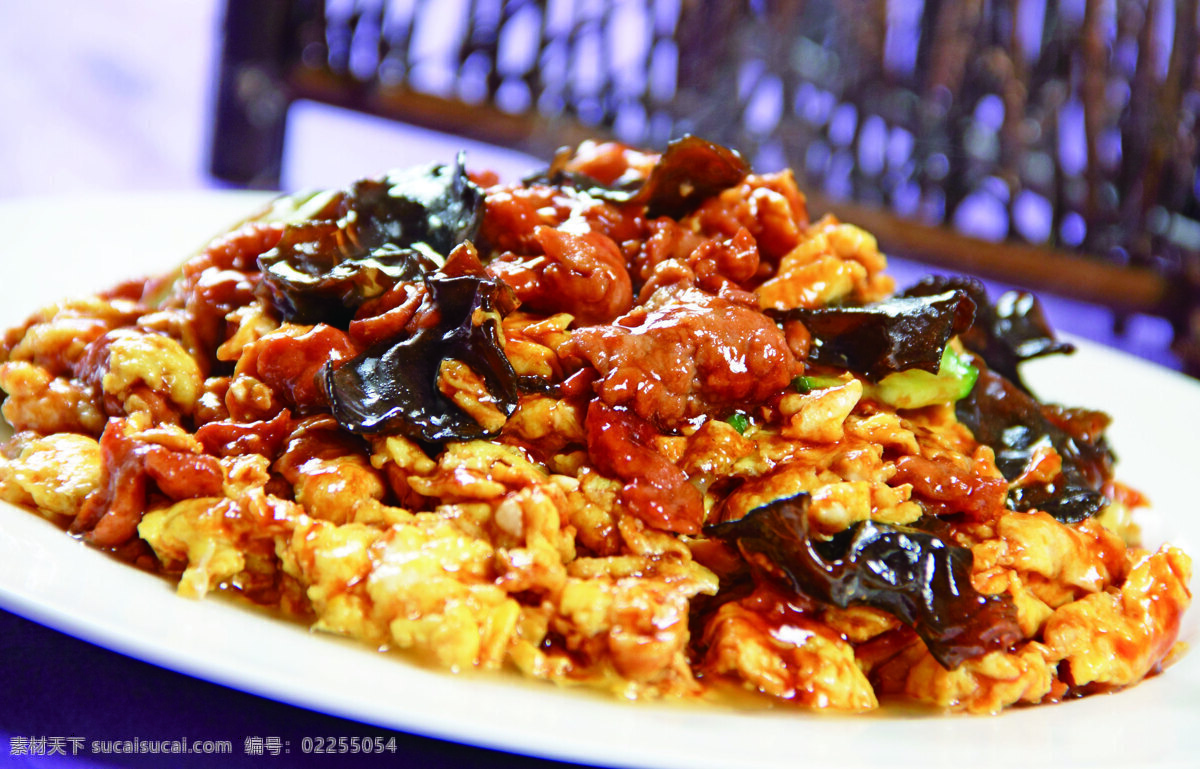 醋溜木须 醋溜 木须 木须肉 鸡蛋 木耳 传统美食 餐饮美食