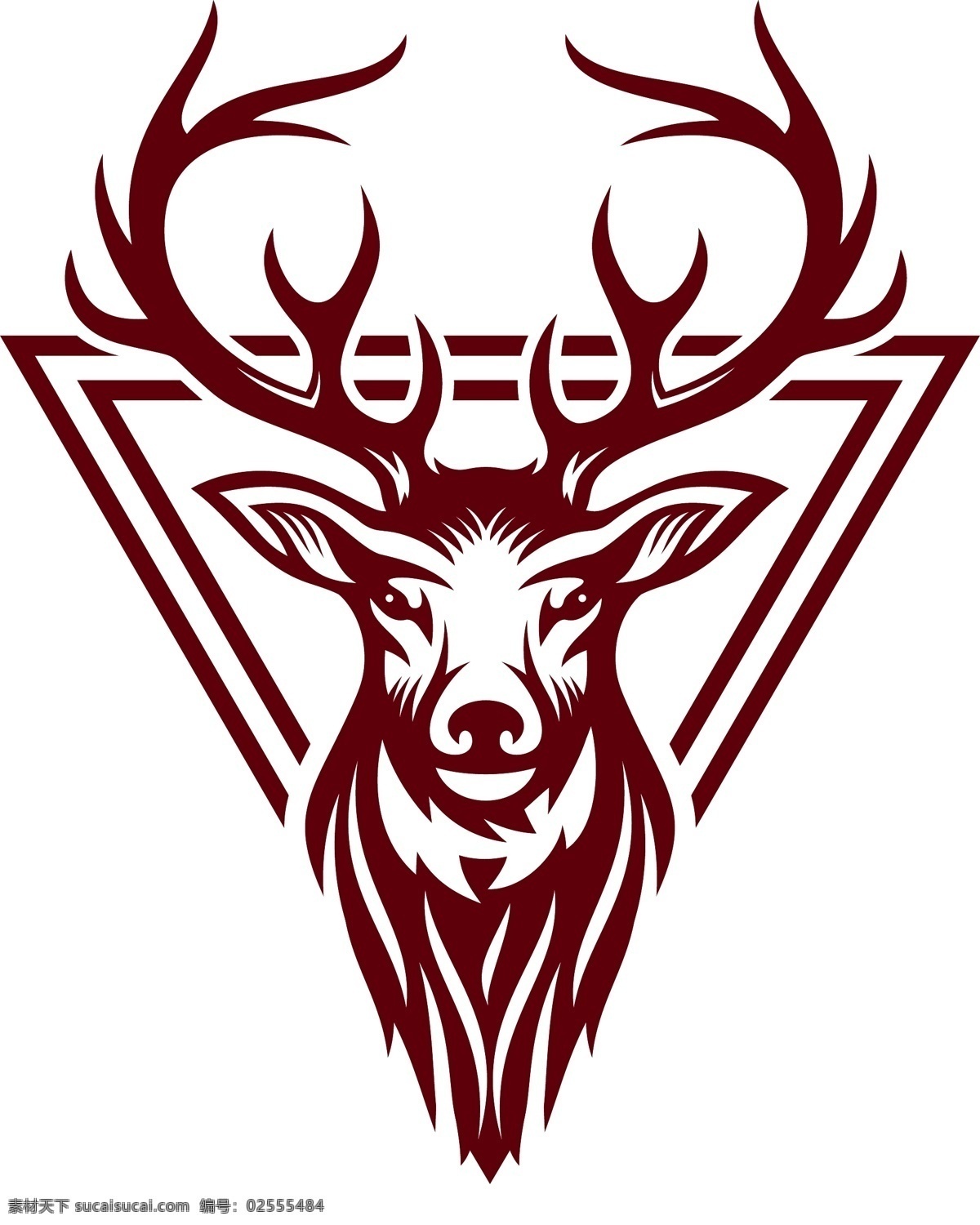 鹿头标志 鹿头logo 鹿logo 鹿子logo logo 图标 标志图标 标志 简洁logo 商业logo 公司logo 企业logo 创意logo 设计公司 logo设计