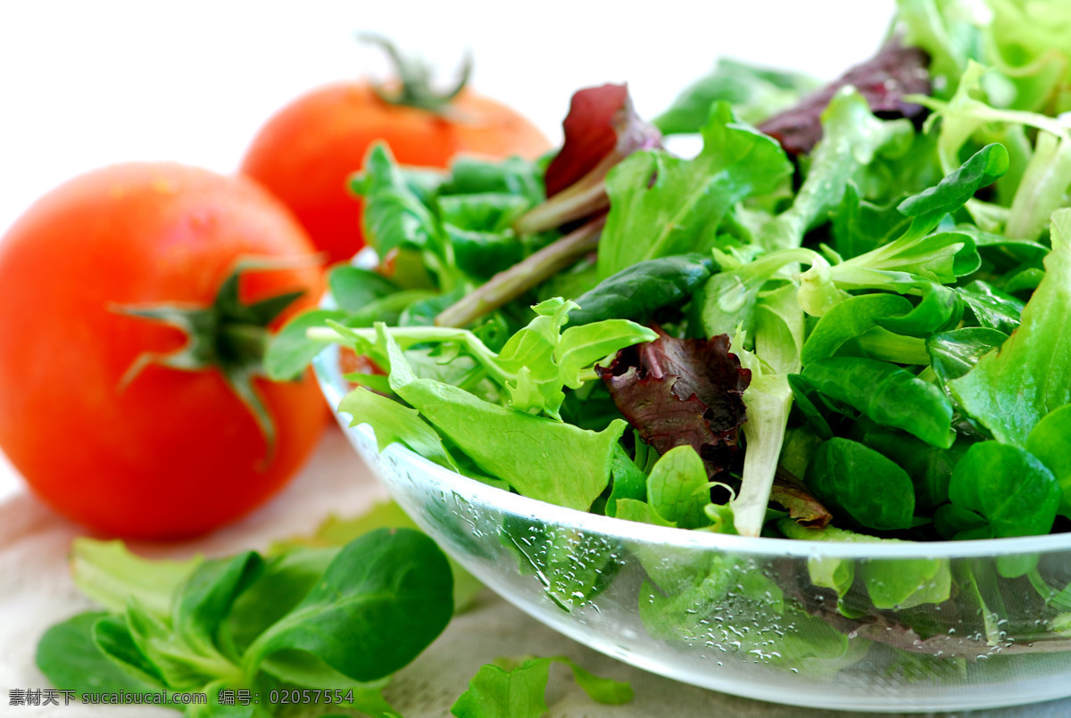 西红柿 绿叶菜 蔬菜 番茄 青菜 健康 营养 膳食 西餐美食 餐饮美食
