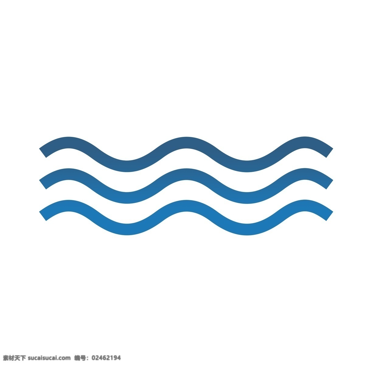 简单的海水纹 卷曲 海水 水纹路 蓝色 海水纹