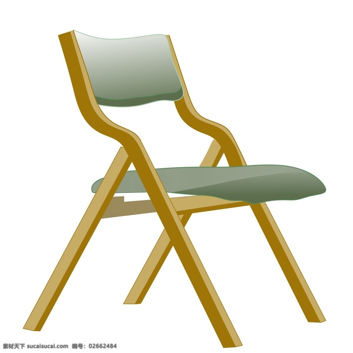 皮质 椅子 家具 插画 灰色的椅子 卡通插画 家具插画 椅子插画 家具椅子 座位凳子 皮质的椅子