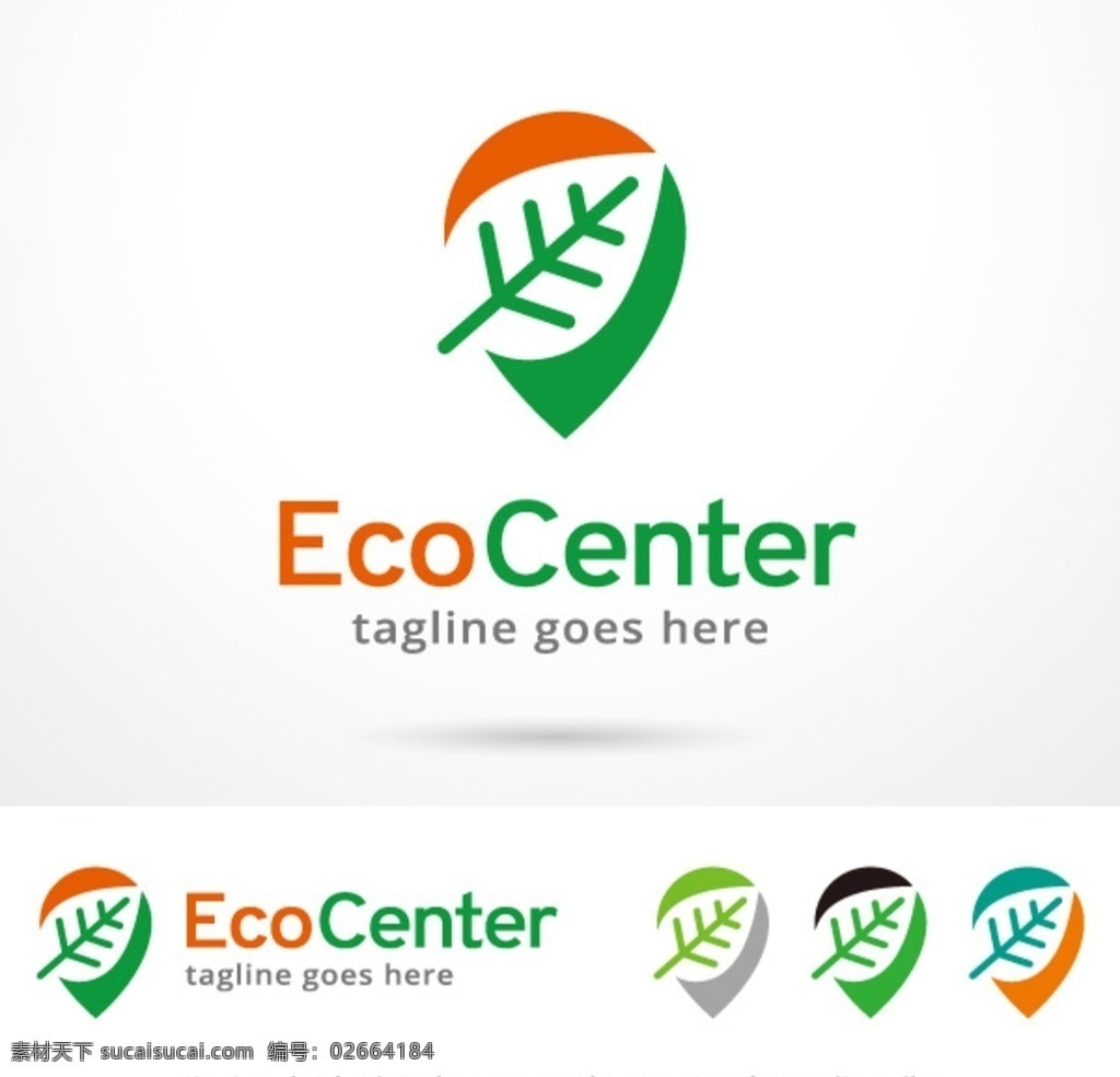 环保 logo 矢量