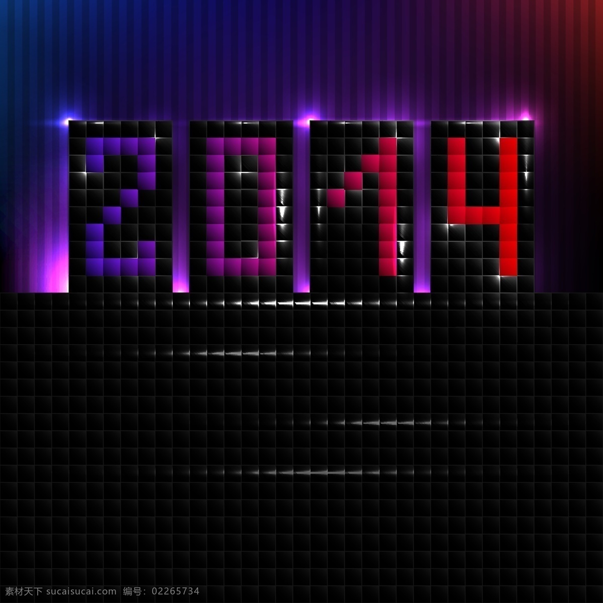 时尚 创意 2014 字体 矢量 艺术 字 立体艺术字 马年设计 时尚字体 创意新年 绿叶藤蔓 绚丽光影 节日素材 其他节日