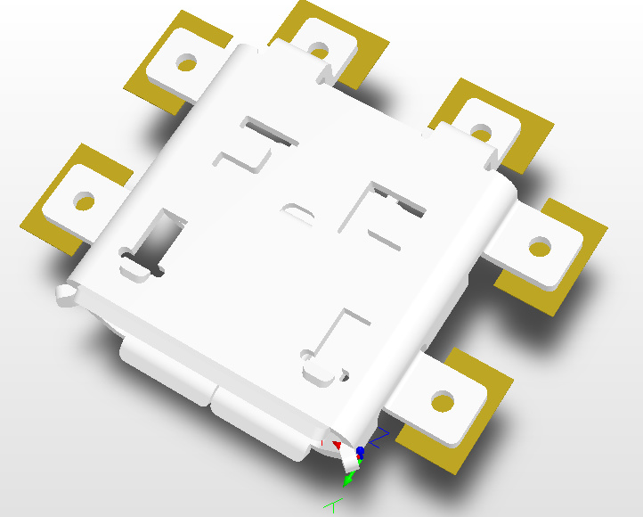 微型 usb 插座 中安 装 b 3d模型素材 其他3d模型