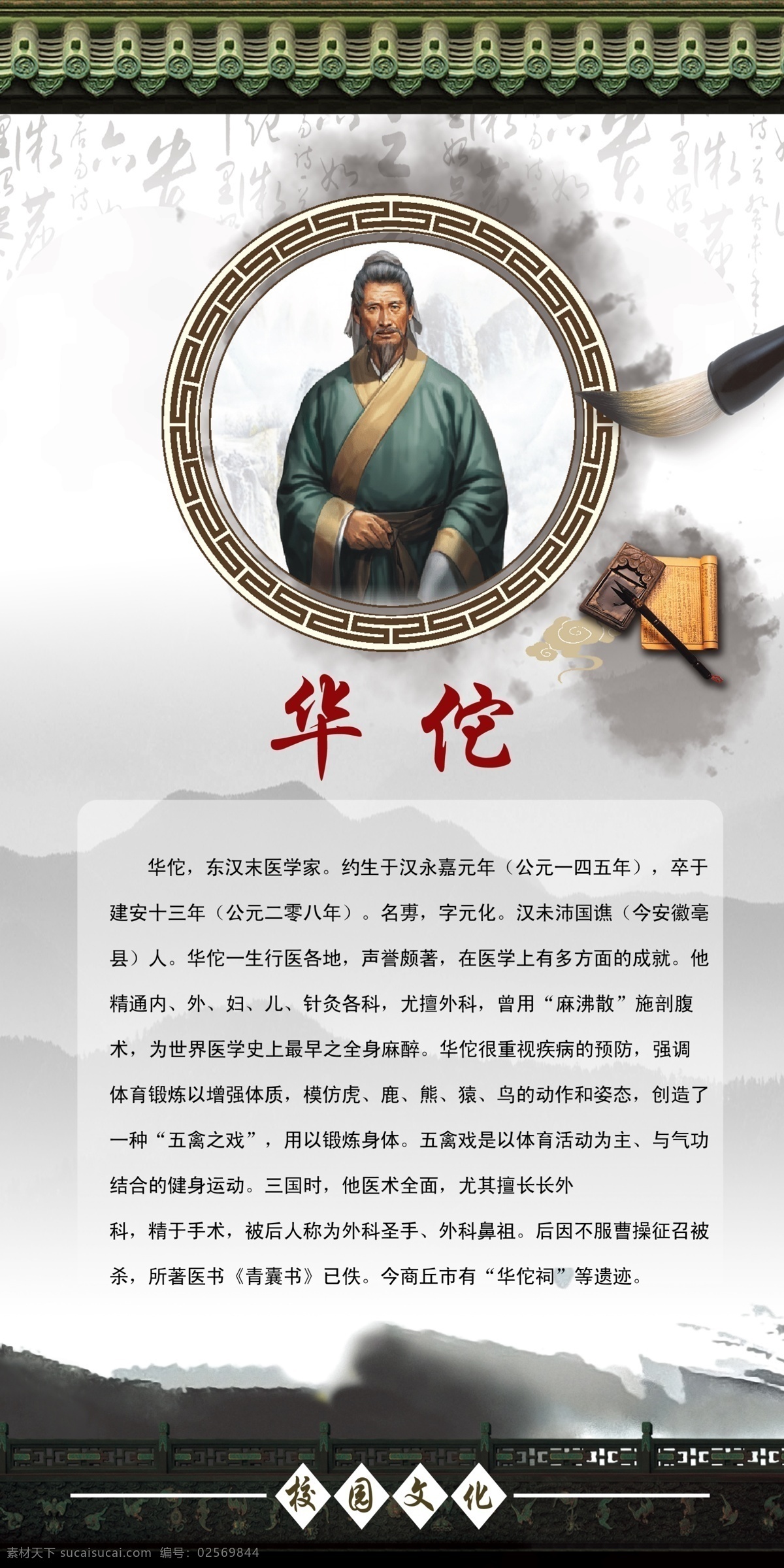 历史名医华佗 古代名人 名人名言 历史人物 文学家 科学家 历史学家 历史名人 名医华佗