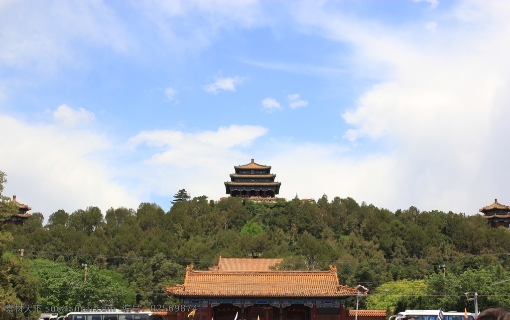 北京 景山公园 远眺 远眺景山 景山 北京景山公园 北京旅游 国内旅游 旅游景点 国内旅游风景 旅游摄影
