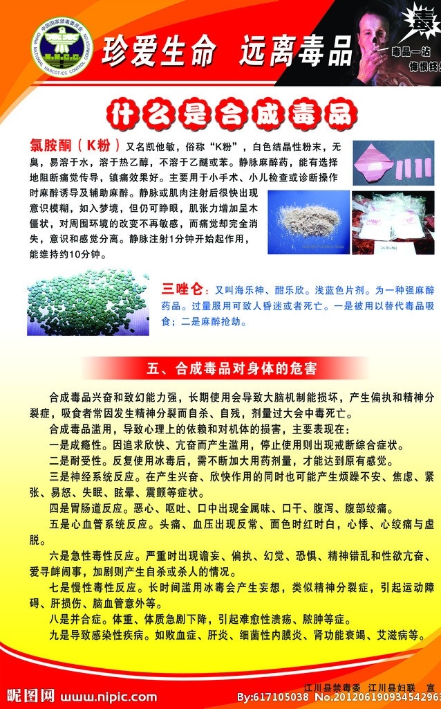 毒品的危害 合成毒品 氯胺铜 k粉 三唑仑 毒品 合成 身体 危害 珍爱生命 远离毒品 广告设计模板 源文件