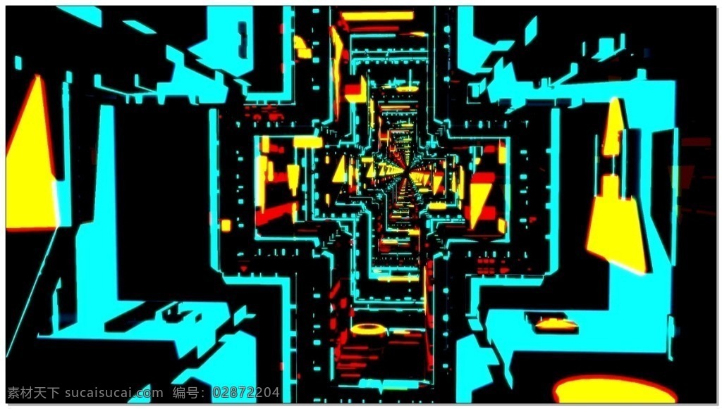 涂鸦 十字门 动态 视频 嘻哈 三维 类 几何 魔法 空间 变换 3d 特效