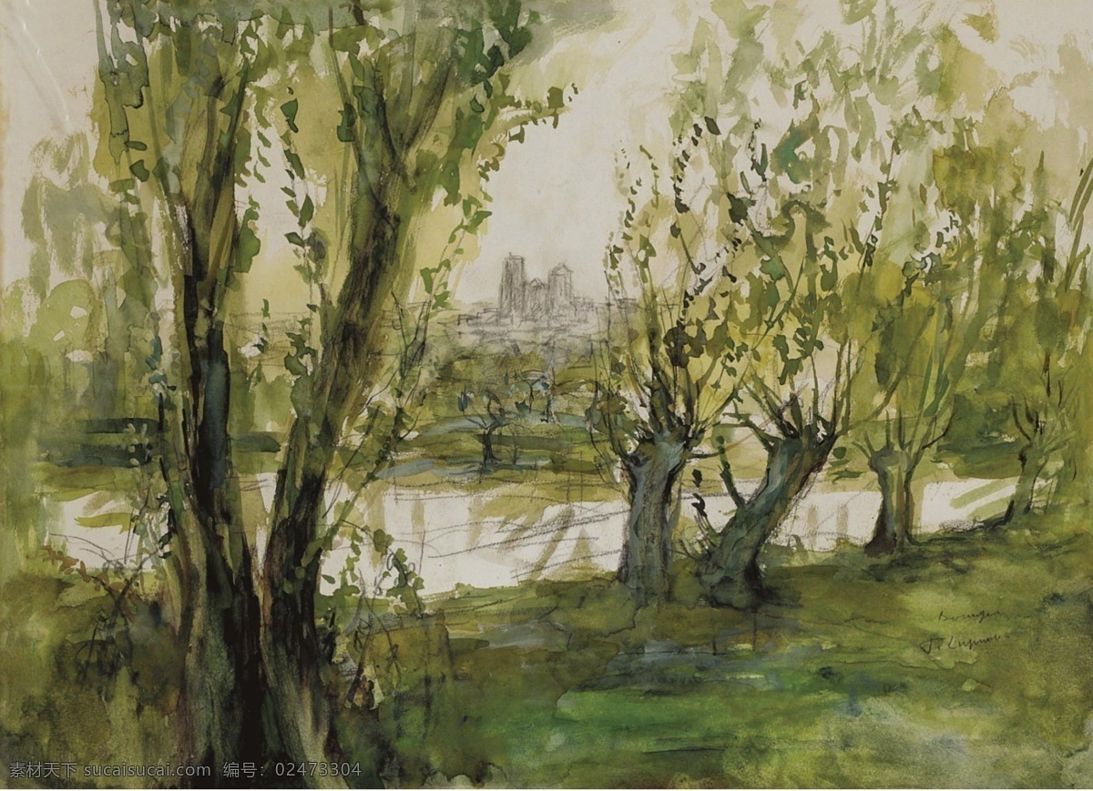bourges 大师 画家 风景画 静物 油画 建筑 装饰画 of view laprade pierre 人物 高清 西方 国外 现代 家居装饰素材