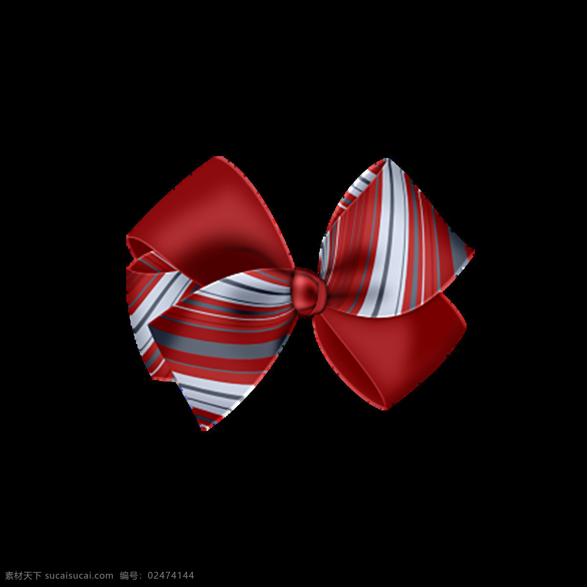 3d 条纹 领带 元素 手绘 彩色 时尚 红色 蝴蝶结
