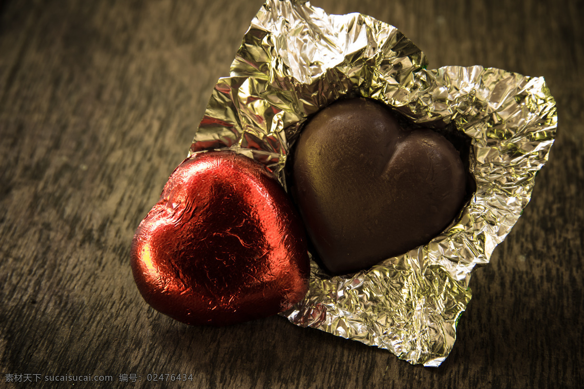 红色 爱心 巧克力 糖果 食物 零食 餐厅美食 美味 食材原料 餐饮美食
