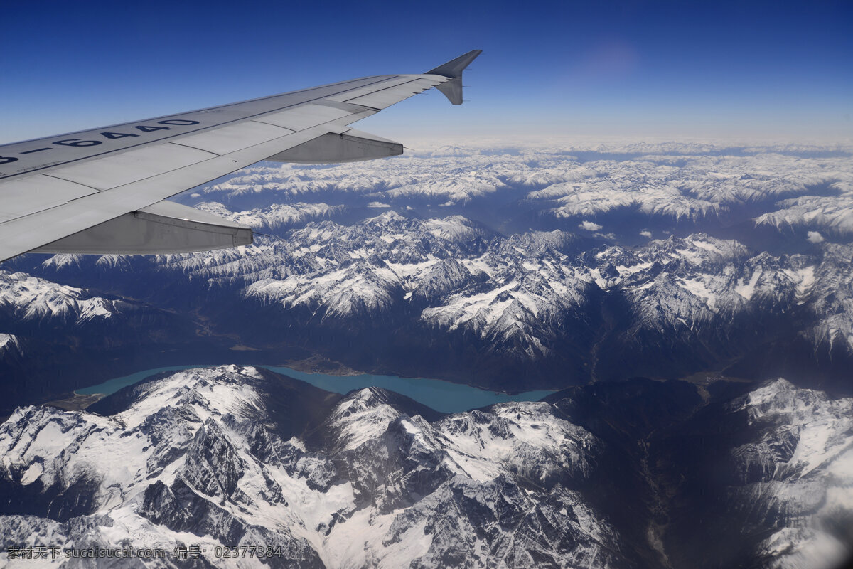 飞越高原 飞机翅膀 雪山 湖泊 蓝天 山峦 原创摄影作品 旅游摄影 国内旅游