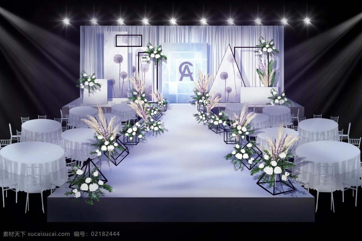 蒲公英 主题 婚礼 主 舞台 效果图 主题婚礼 婚礼效果图 婚礼主舞台 婚礼背景 婚庆礼仪 生日 礼 底纹边框 背景底纹