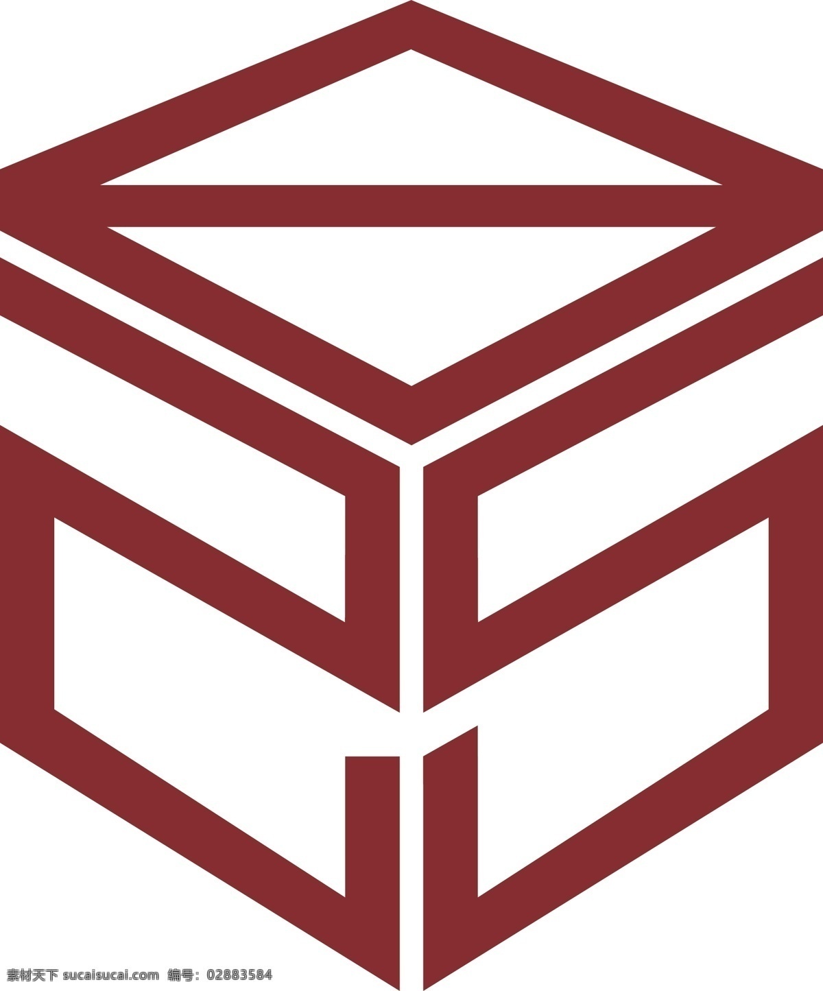 品 字 logo 简洁 企业 白色