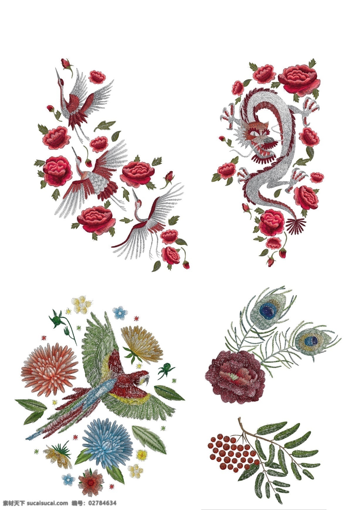 刺绣 牡丹 国画 工笔 花鸟 绘画 文化艺术 绘画书法
