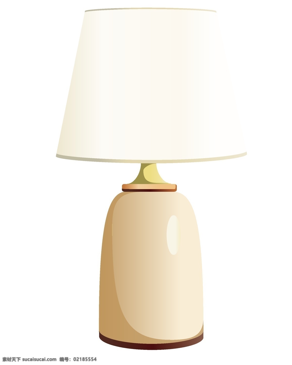 白色卧室台灯 台灯 灯饰 灯具