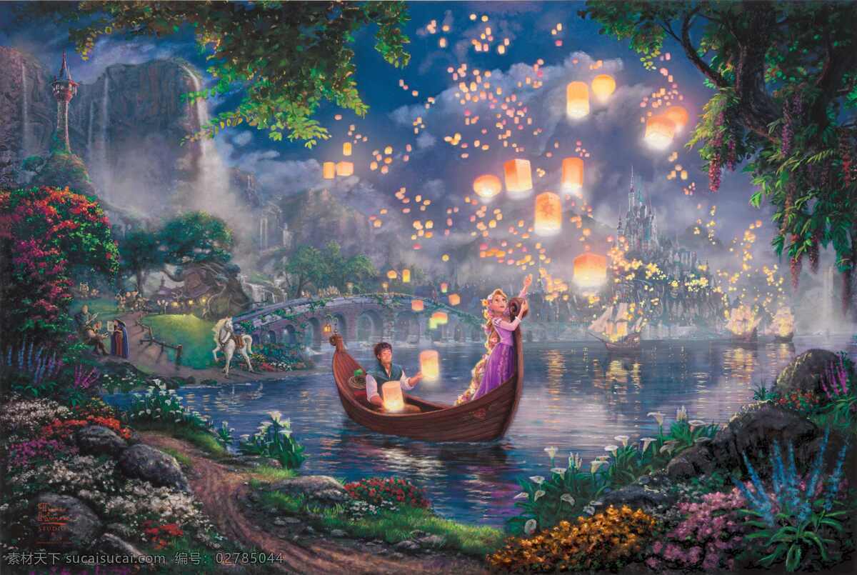 托马斯 金凯德 油画作品 thomas kinkade 绘光大师 油画 风景画 文化艺术 绘画书法