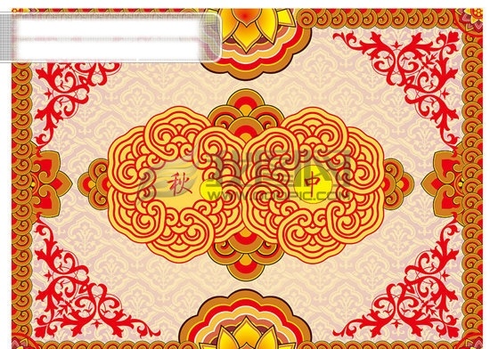 中秋花纹