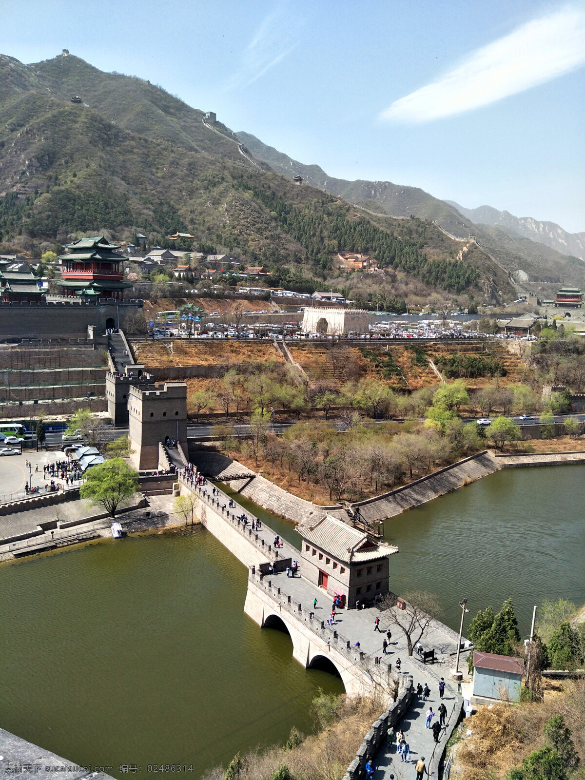 居庸关长城 长城 城墙 蓝天 城楼 建筑 古代建筑 建筑摄影 建筑园林