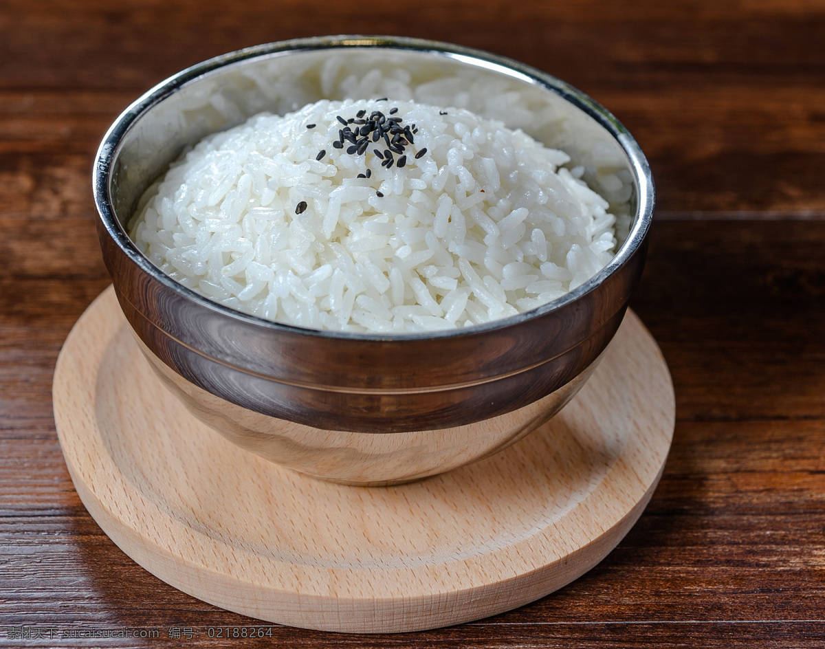 白米饭 静物 香米 蒸饭 芝麻 餐饮美食 传统美食