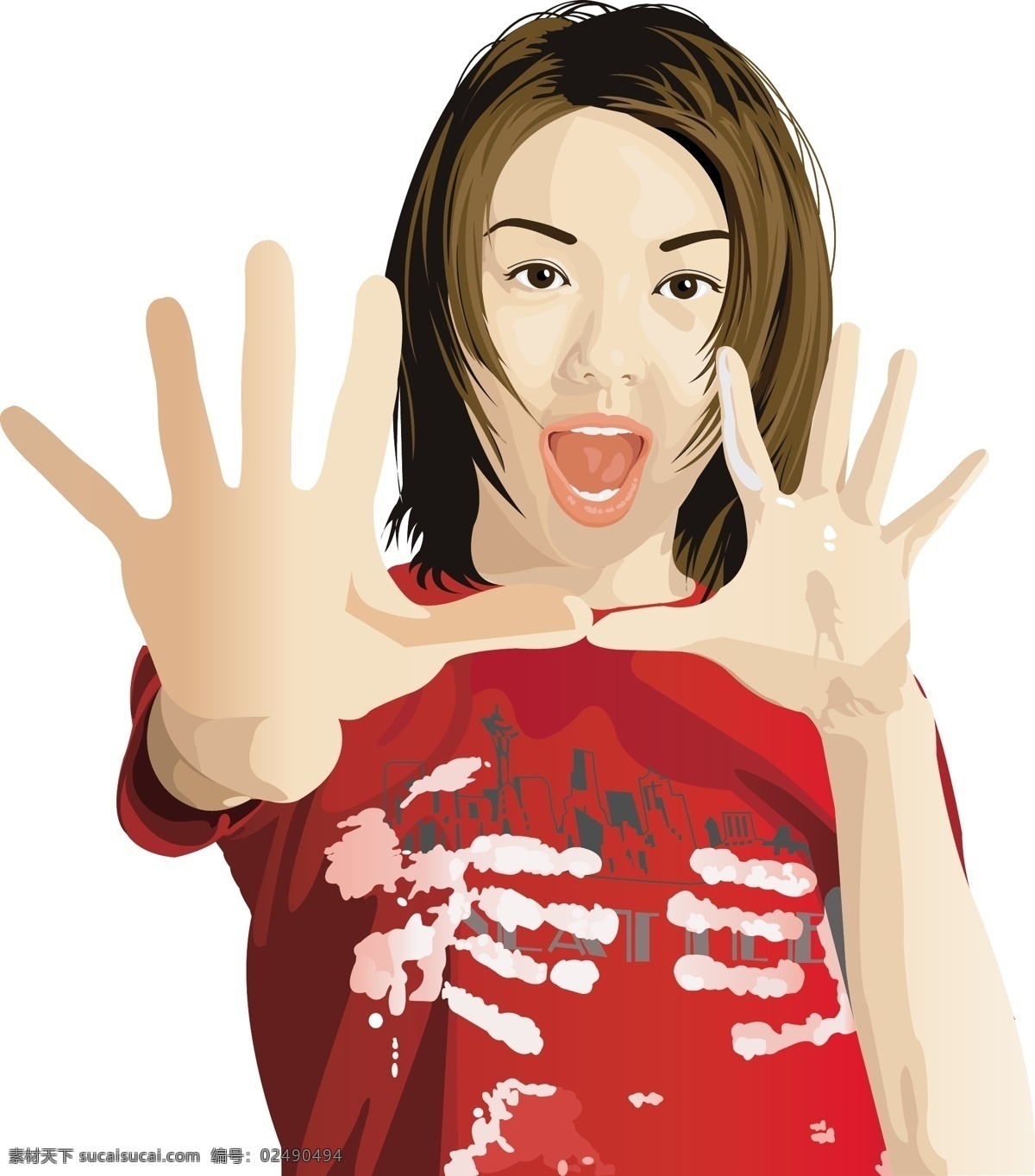 时尚女性 青年女孩 人物图案 矢量 ai0110 设计素材 女性世界 矢量人物 矢量图库 白色