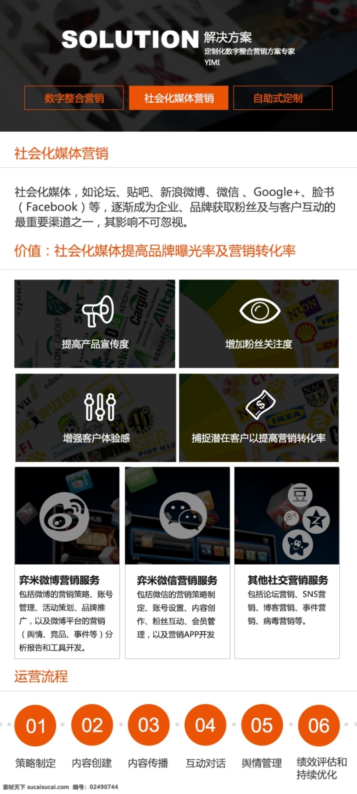 移动端 网站 页面 白色