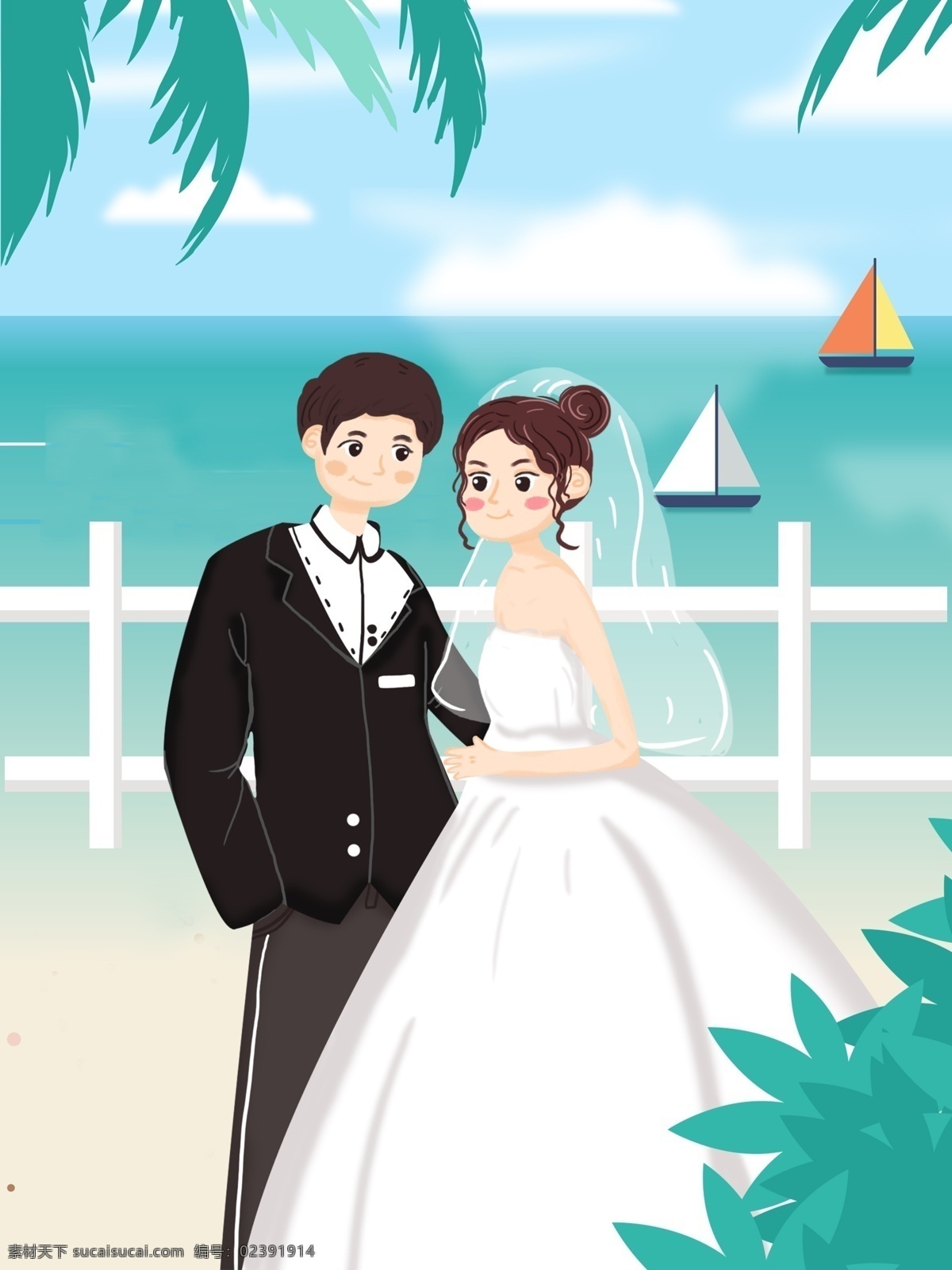 带 去 拍 婚纱照 爱情 插画 浪漫婚礼 婚纱照片 结婚 婚礼季 幸福