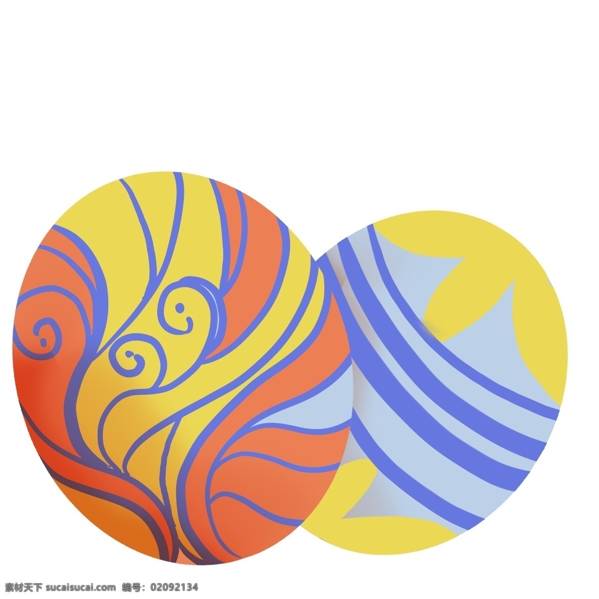 花纹 彩蛋 复活节 插图 精致的彩蛋 花纹彩蛋 复活节设计 圆形彩蛋 卡通彩蛋 时尚的设计 精美的彩蛋